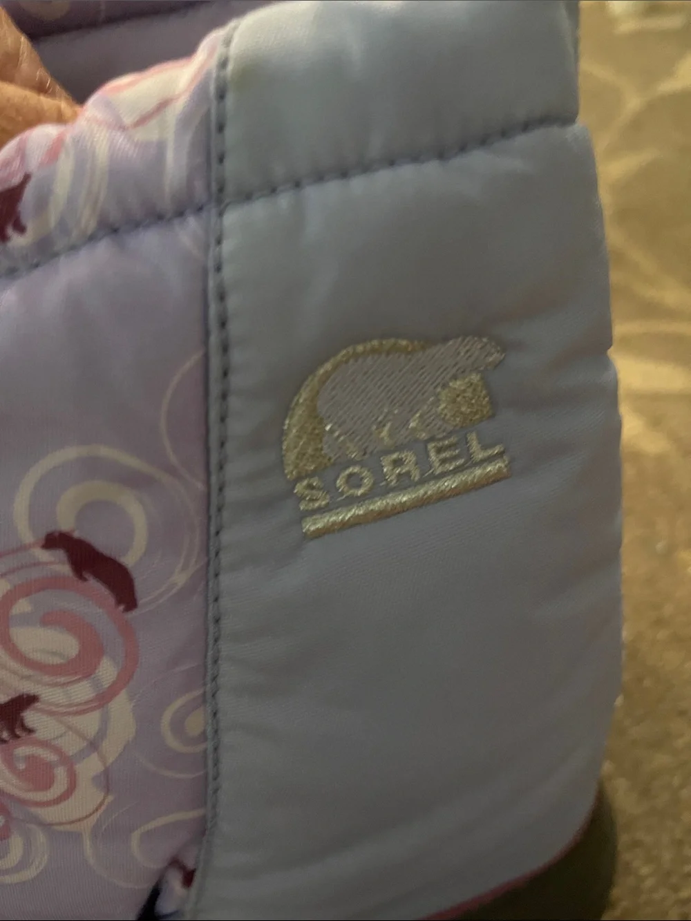Kids Purple Winter Boots